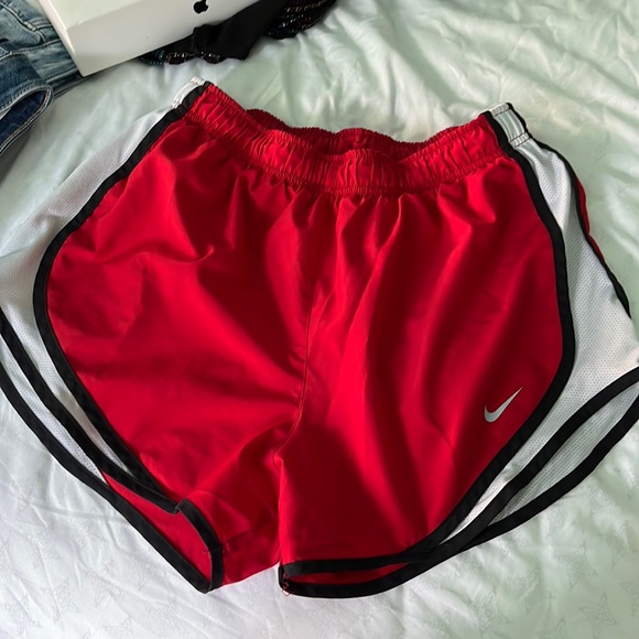 Nike Pants - Red Nike Running Shorts